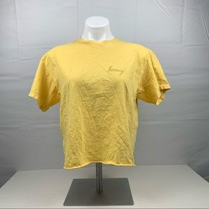 Brandy Melville honey cropped  T-shirt